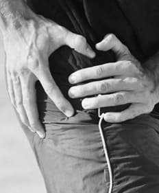 pessoa com dor no quadril